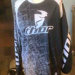 Dirtbike pants and jersey.